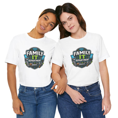 Family IT Department T-Shirt – Funny Household Tech Support Tee