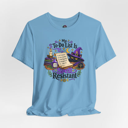 My To-Do List Is Spell Resistant T-Shirt – Funny Witchy ADHD Tee