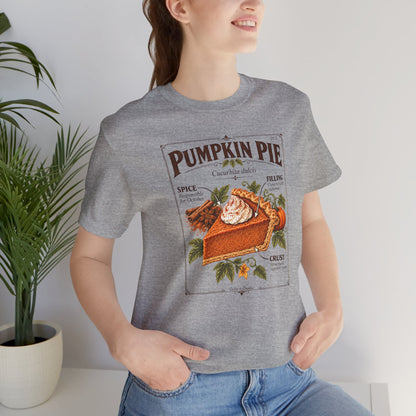 Pumpkin Pie Anatomy T-Shirt – Vintage Thanksgiving Fall Tee