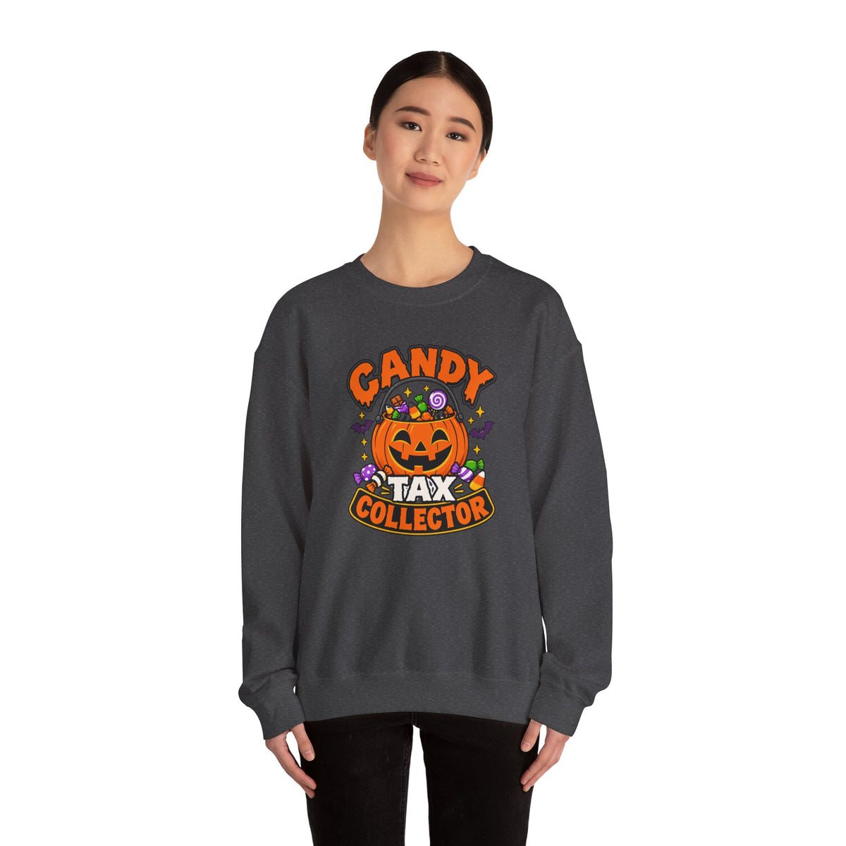 Candy Tax Collector Sweatshirt – Funny Halloween Parent Crewneck