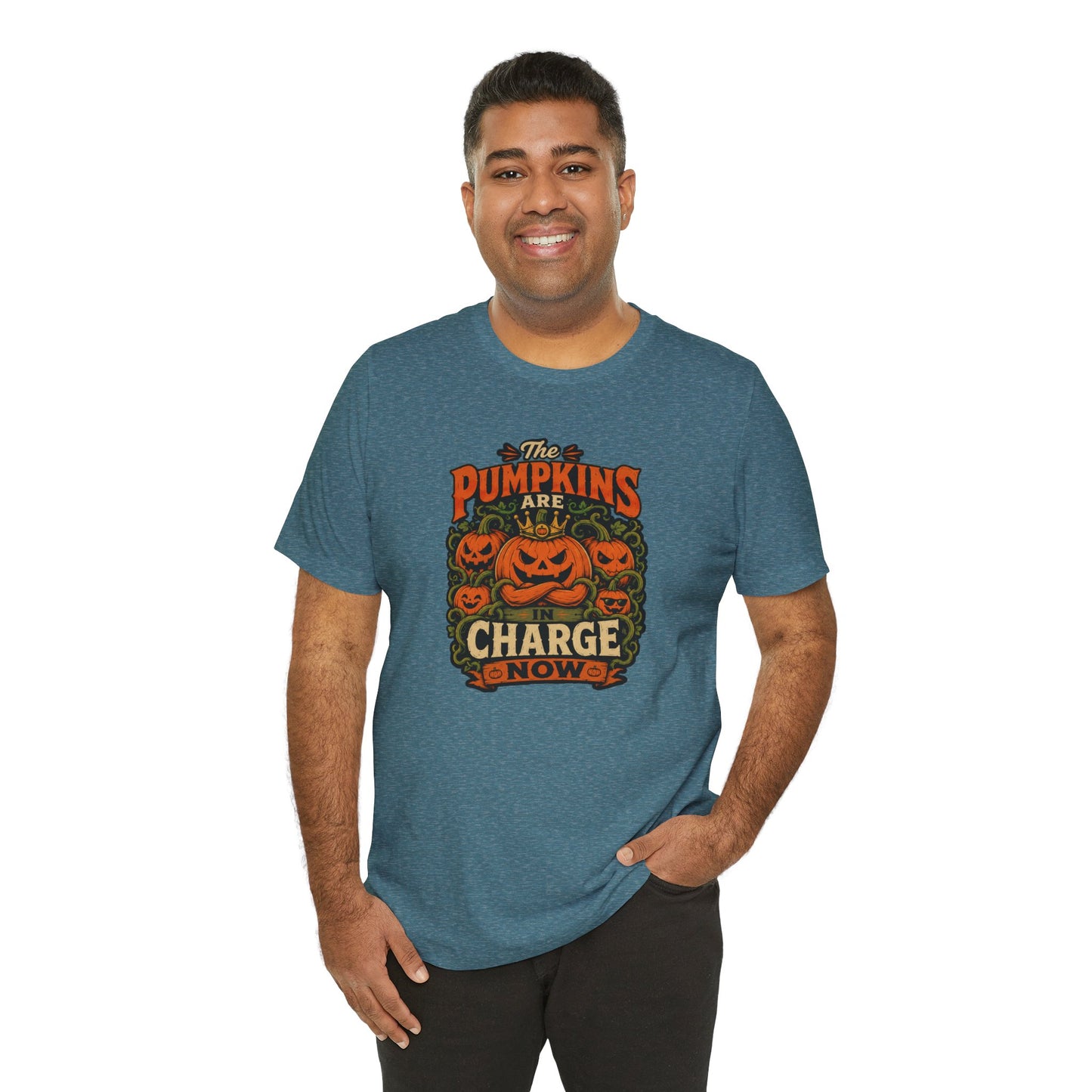 The Pumpkins Are in Charge Now T-Shirt – Funny Halloween Fall Tee
