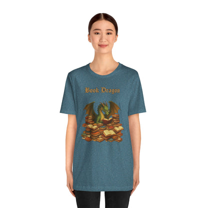 Book Dragon T-Shirt – Funny Book Lover Shirt & Gifts for Readers