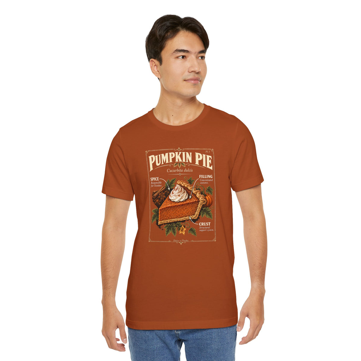 Pumpkin Pie Anatomy T-Shirt – Vintage Thanksgiving Fall Tee