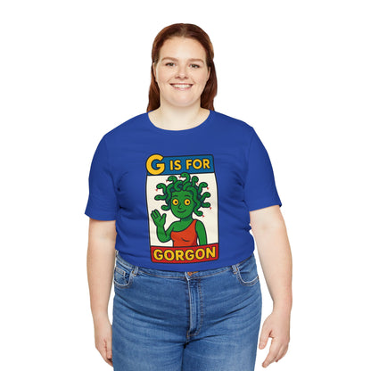 G Is for Gorgon T-Shirt – Funny Gorgon Legend Alphabet Tee