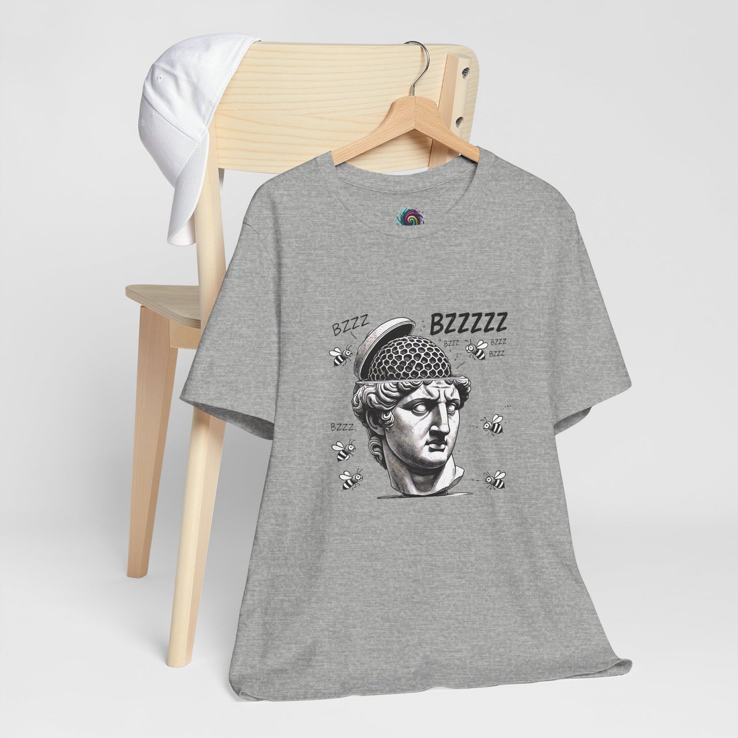 Hive Mind T-Shirt – Surreal Bee Group Think Parody Tee