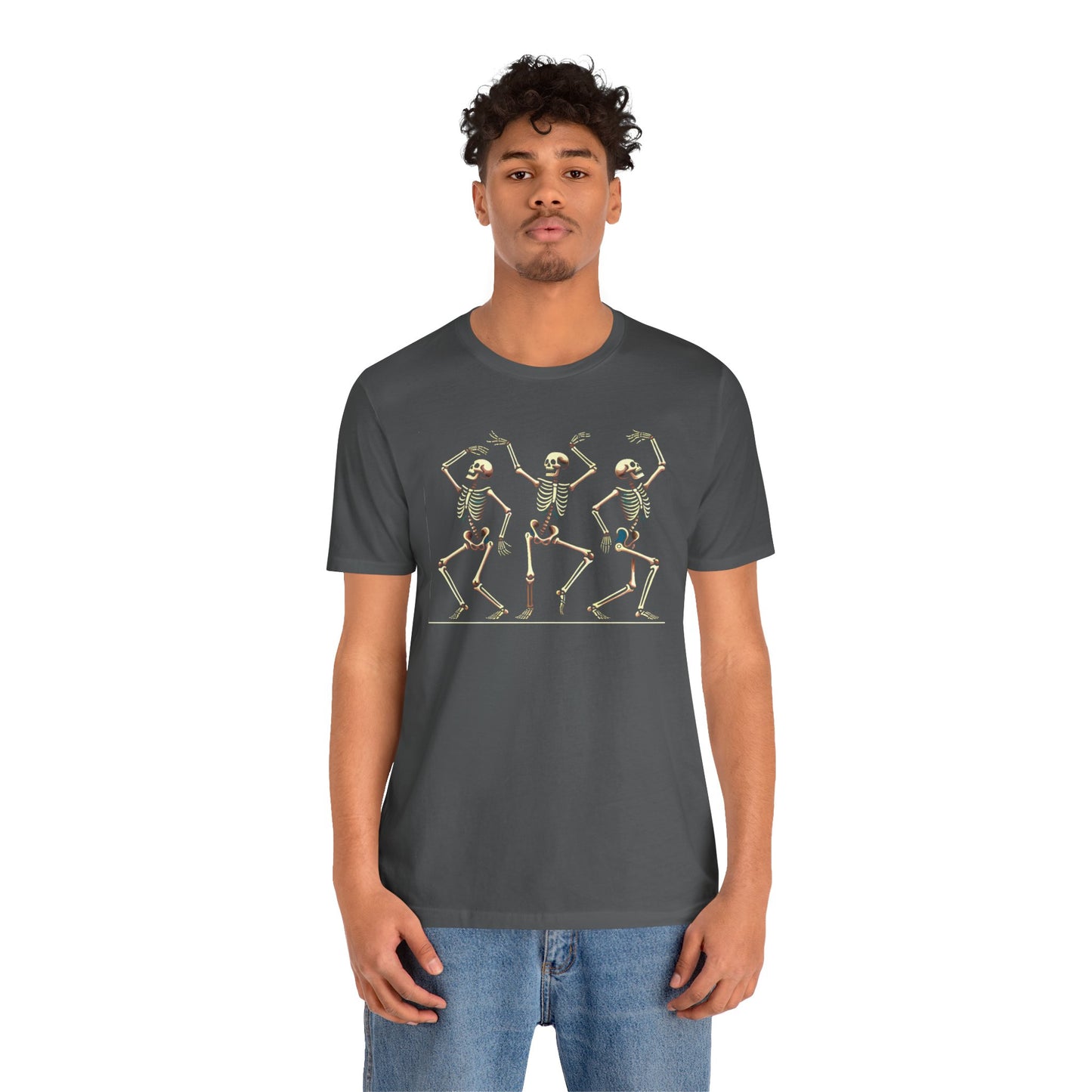 Dancing Skeleton T-Shirt – Funny Halloween Skeleton Shirt for Spooky Season
