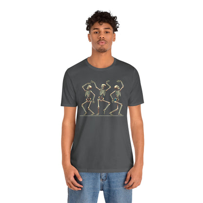 Dancing Skeleton T-Shirt – Funny Halloween Skeleton Shirt for Spooky Season