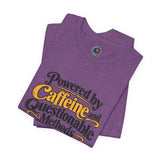 Purple T-shirt with 