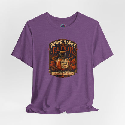 Pumpkin Spice Elixir T-Shirt – Funny Witchy Fall Coffee Tee