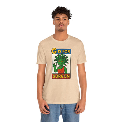 G Is for Gorgon T-Shirt – Funny Gorgon Legend Alphabet Tee