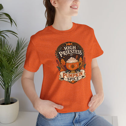 High Priestess of Pumpkin Spice T-Shirt – Funny Fall Tee