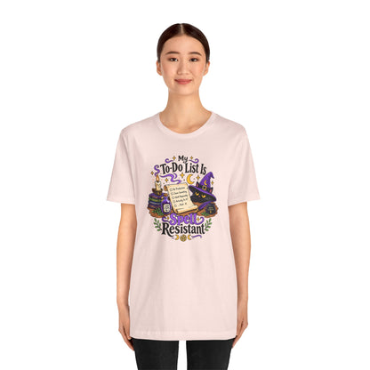 My To-Do List Is Spell Resistant T-Shirt – Funny Witchy ADHD Tee