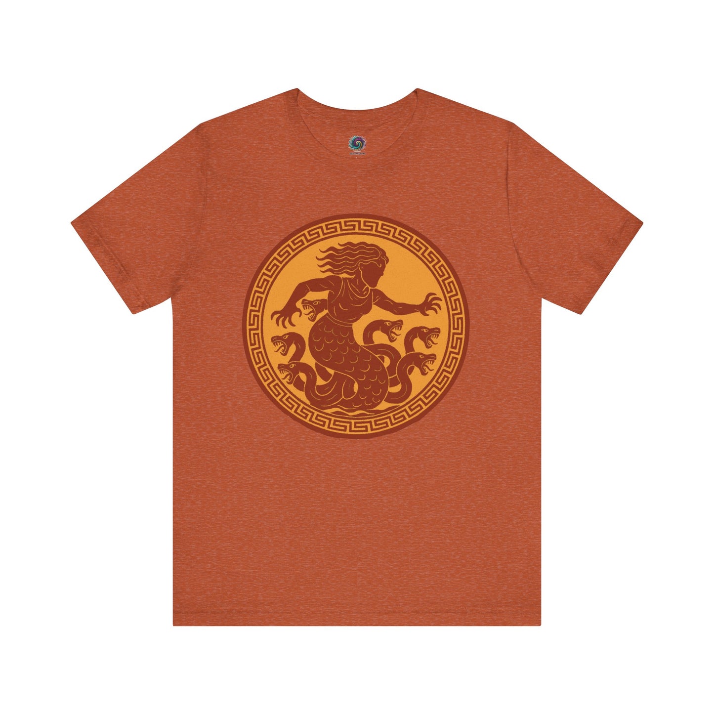 Burnt Orange Scylla Classic Monster T-Shirt – Epic Greek Mythology Tee - WhimSpin - https://whimspin.com
