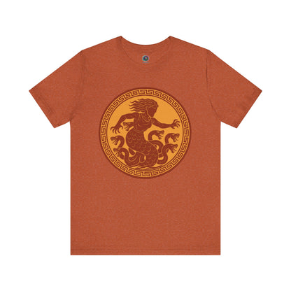 Burnt Orange Scylla Classic Monster T-Shirt – Epic Greek Mythology Tee - WhimSpin - https://whimspin.com