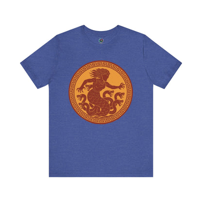 Columbia Blue Scylla Classic Monster T-Shirt – Epic Greek Mythology Tee - WhimSpin - https://whimspin.com
