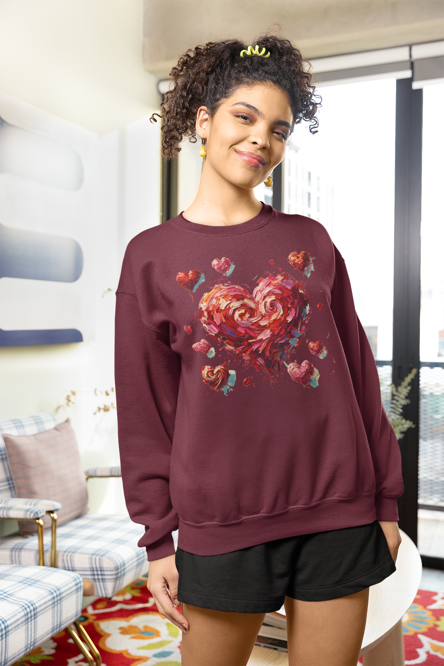 Impressionistic Heart in Everyday Wear