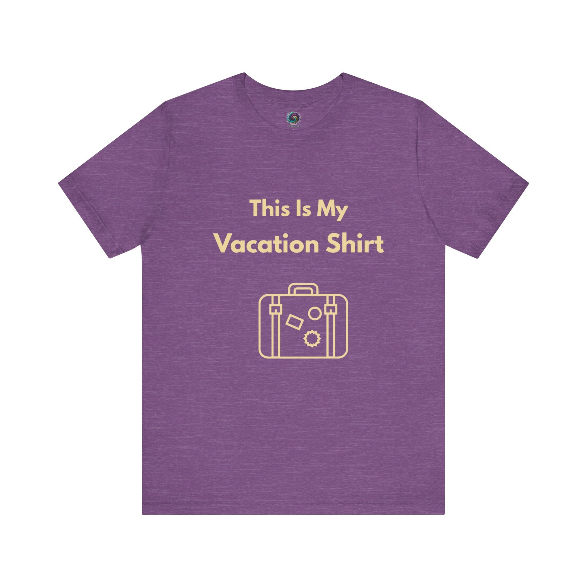 Purple "This is My Vacation Shirt" Tee