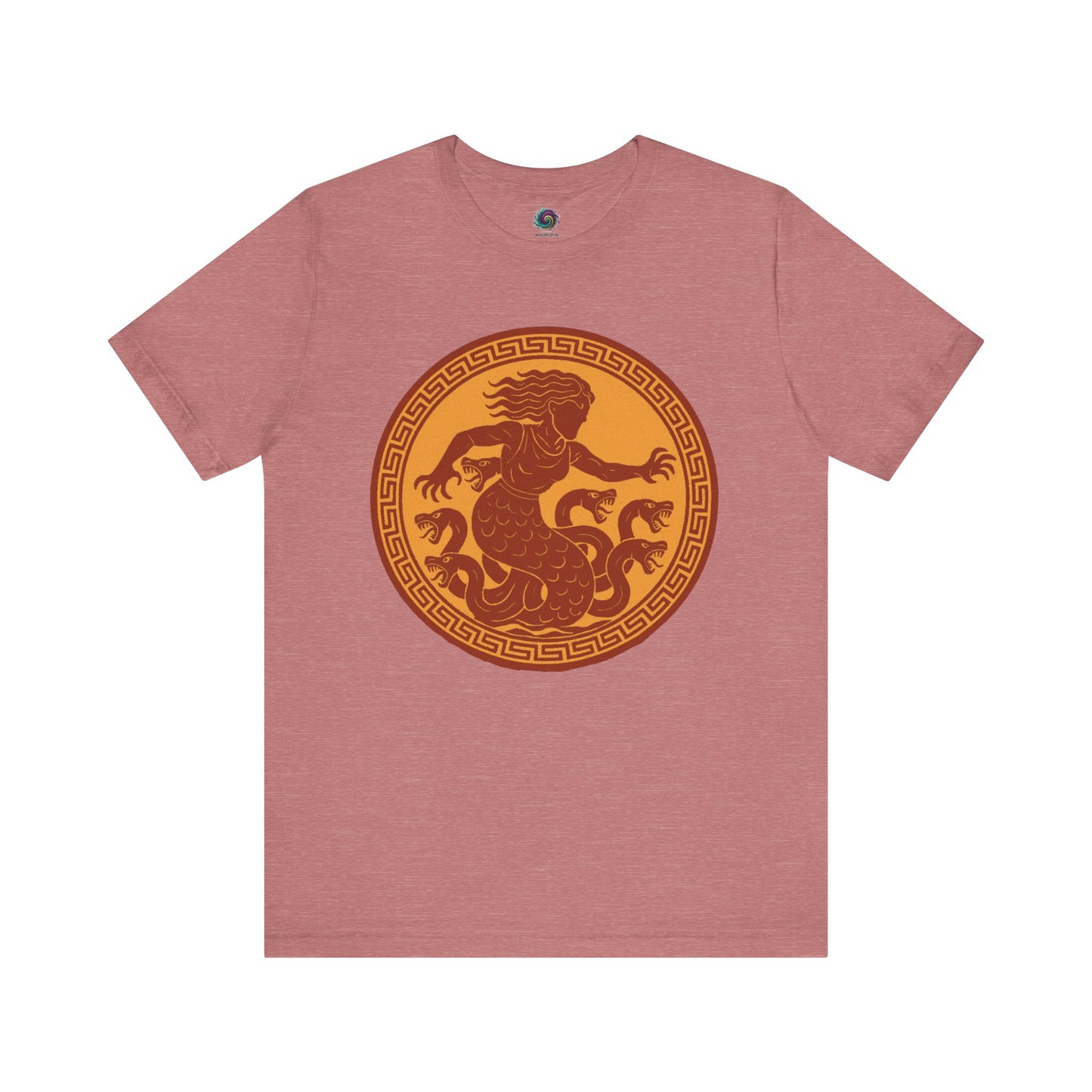 Mauve Scylla Classic Monster T-Shirt – Epic Greek Mythology Tee - WhimSpin - https://whimspin.com