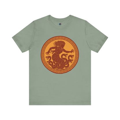 Sage Green Scylla Classic Monster T-Shirt – Epic Greek Mythology Tee - WhimSpin - https://whimspin.com