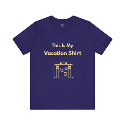 Team Navy "This is My Vacation Shirt" Tee
