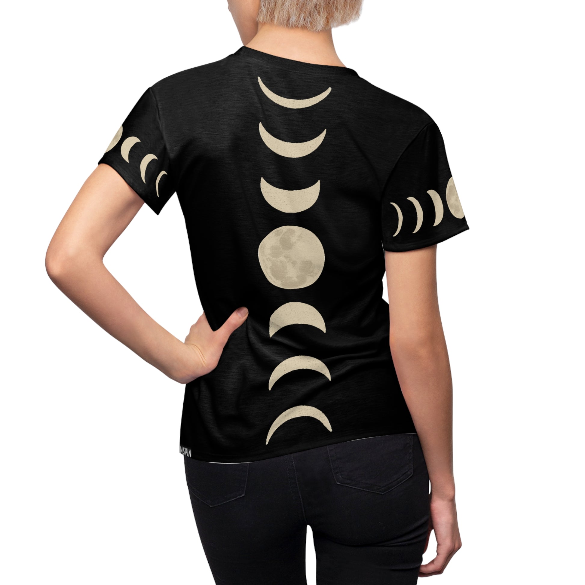 Moon Phases T-Shirt – Pagan Moons Mystical Shirt WhimSpin