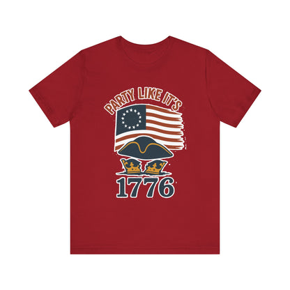 Party Like It’s 1776 T-Shirt – Revolutionary Spirit USA Tee - WhimSpin - https://whimspin.com