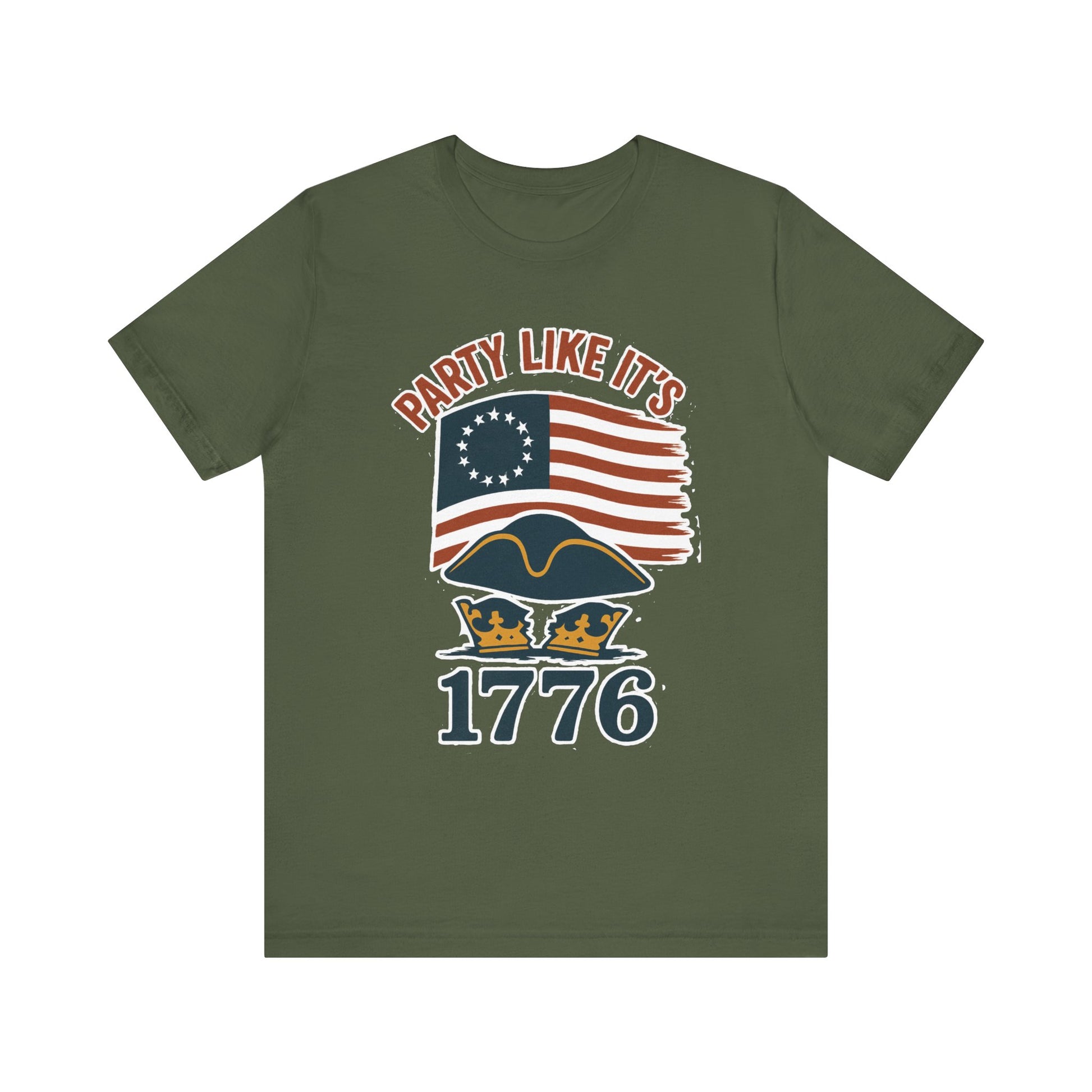 Party Like It’s 1776 T-Shirt – Revolutionary Spirit USA Tee - WhimSpin - https://whimspin.com