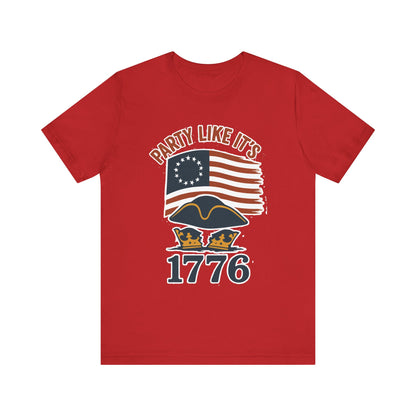 Party Like It’s 1776 T-Shirt – Revolutionary Spirit USA Tee - WhimSpin - https://whimspin.com